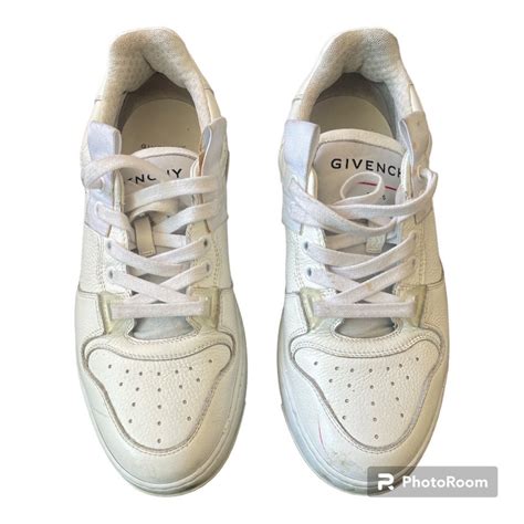 givenchy wing low-top sneakers|Givenchy white and grey sneakers.